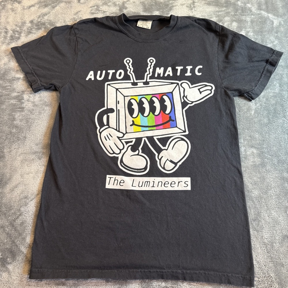 The Lumineers Automatic World Tour 2025 North America Shirt Small Black Band Tee